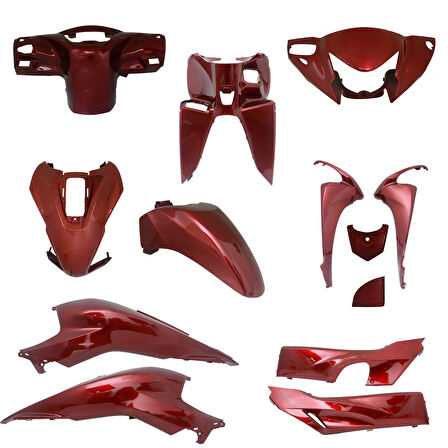 Honda Dio 110 Kaporta Set Kırmızı