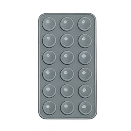 Gear5 Vantuzlu Silikon Telefon Tutucu Gri