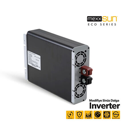 Mexxsun 12V 2000W Modifiye Sinüs İnverter