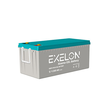Exelon 12 Volt 200 Amper Jel Akü Derin Döngü Deep Cycle