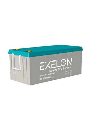 Exelon 12 Volt 200 Amper Jel Akü Derin Döngü Deep Cycle