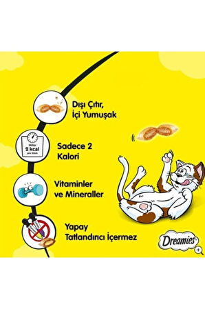 Dreamies Ördekli Kedi Ödül Maması 24x60gr