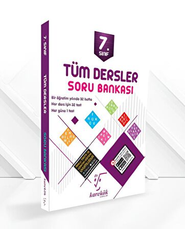 Yeni Müf. Karekök Yayınları Güncel 7. Sınıf Tüm Dersler Soru Bankası