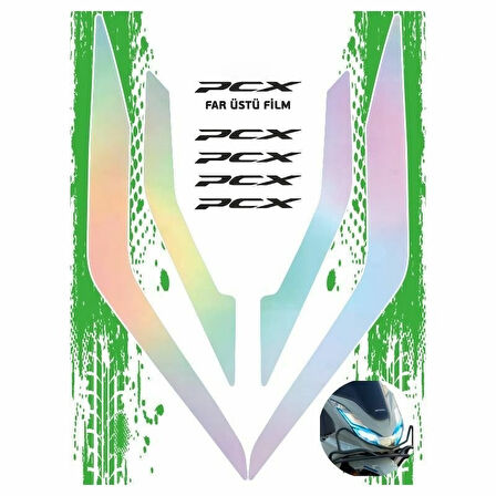 Gogo Far Üstü Film Hologramlı 005 - Honda PCX (2020-2024)