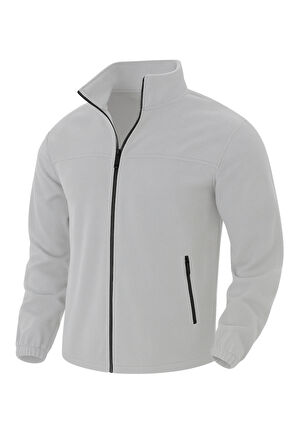 Genıus Store Erkek Polar Bato Yaka Tam Fermuarlı Cepli Polar BATO-POLAR
