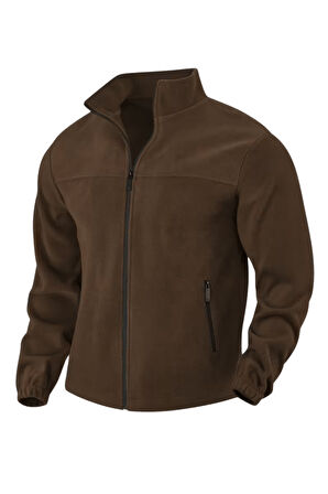 Genıus Store Erkek Polar Bato Yaka Tam Fermuarlı Cepli Polar BATO-POLAR