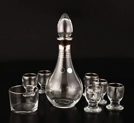 752-309 ZEMZEM TAKIMI AĞIZ CİDAR PLATİN DEKOR 8 PARÇA 6 KİŞİLİK