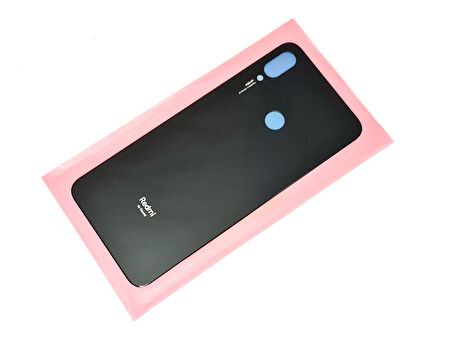 Tkgz Xiaomi Redmi NOTE 7 Arka Pil Batarya Kapağı (CAM) SİYAH