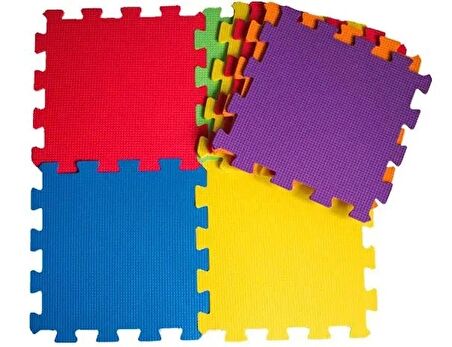 Eva Puzzle Oyun Matı Minder 7mm Düz Desensiz 33x33cm 9 Adet