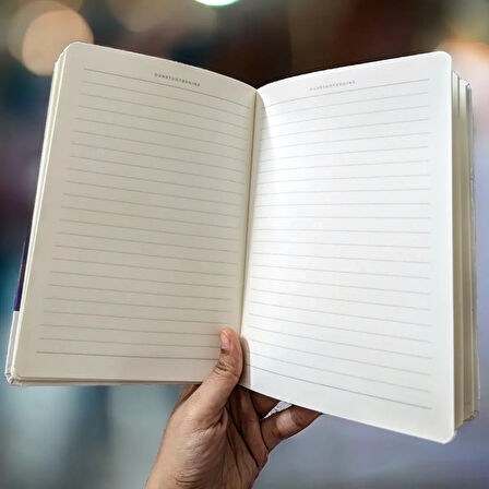 Ajanda Günlük Çizgili Not Defteri Notebook Transparent