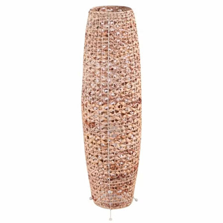 Ayaklı Naturel Hasır Lambader 87cm