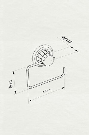 Banyo Tuvalet Kağıdı Askısı Krom Duvara Monte Vidalı Z18109