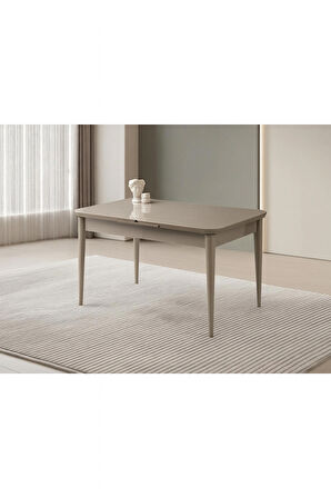 Hg Cappicino Ortadan Açılır Büyüyen Yemek Masası 60x100cm SADECE MASA FİYATIDIR