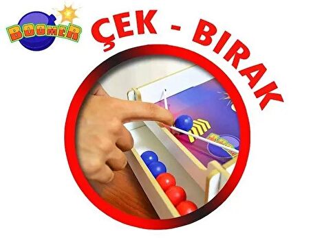 Çocuk Ahşap Boomer Lastikli İp Oyunu