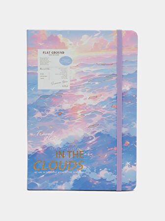 Ajanda Günlük Kareli Not Defteri Notebook In The Clouds