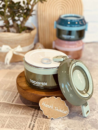 Tek Katlı Paslanmaz Çelik Sızdırmaz Saklama Kabı Beslenme Kabı 0,8 Lt. Yeşil İthal Ürün