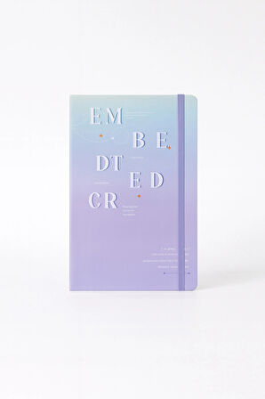 Ajanda Günlük Çizgili Not Defteri Notebook Embedtedcr