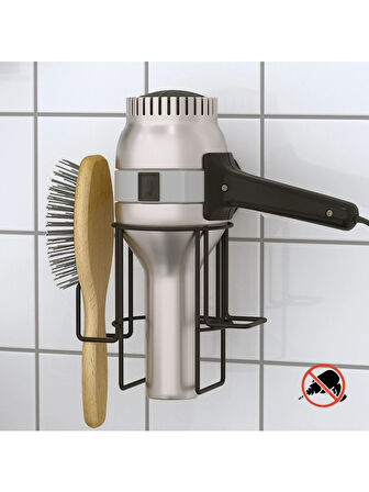 Vakumlu Saç Kurutma Makinası Askılığı Siyah