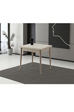 Yandan Açılır Büyüyen Yemek Masası Sidon 70x110cm SADECE MASA FİYATIDIR