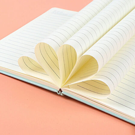 Deri Ajanda Günlük Not Defteri Notebook Gri