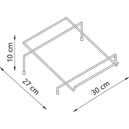 Laptop ve Notebook Altlığı Standı Beyaz