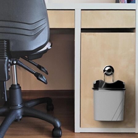 Vakumlu Çöp Kovası Yutan Kapaklı 5.5 Litre