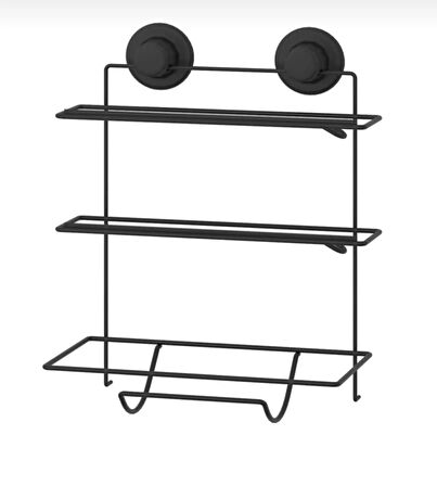 Vakumlu 3 Katlı Folyoluk Strech Film ve Kağıt Havluluk Siyah