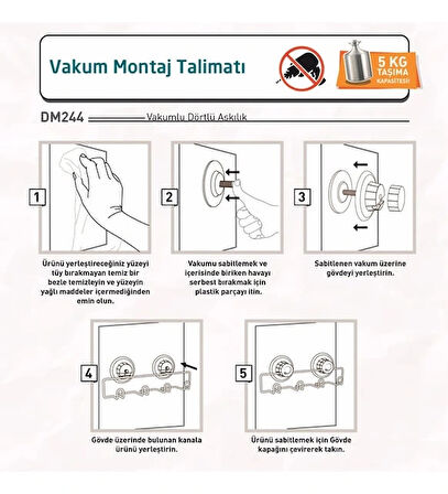 Vakumlu 3 Katlı Folyoluk Strech Film ve Kağıt Havluluk Siyah