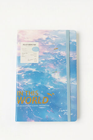 Ajanda Günlük Kareli Not Defteri Notebook In This World