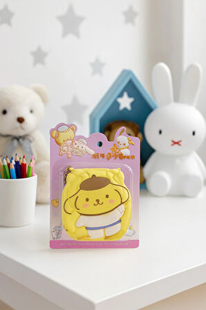 Sanrio Pompompurin Not Defteri Zincirli Anahtarlık Hediyelik Defter Puf Kapak