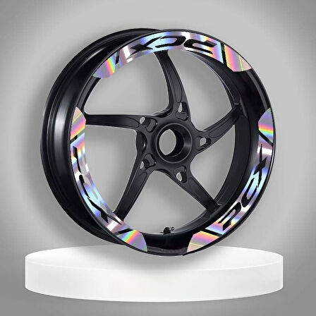 Gogo Reflektörlü Yamaha R25 Jant Şeridi Sarı 006