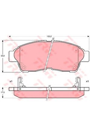On Balata Corolla 92-97 Carına 93-97 Rav4 2.0 94-00 Camry 2.2 92-01 Gdb1143