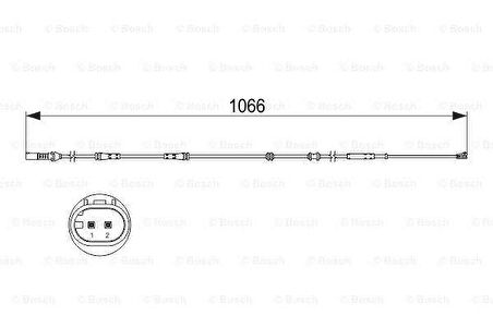 BALATA FISI ARKA BMW F01 F02 F03 F04 BOSCH 1987473501