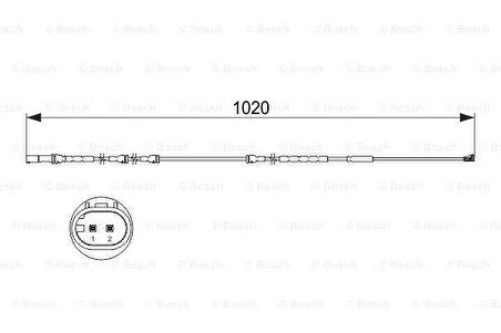 BALATA FISI ON BMW E70 F15 M BOSCH 1987473510