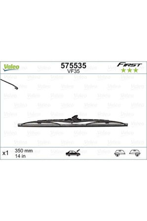Sılecek Supurgesı 350mm On Nıva-uno 83-89 Arka Fırst 575535