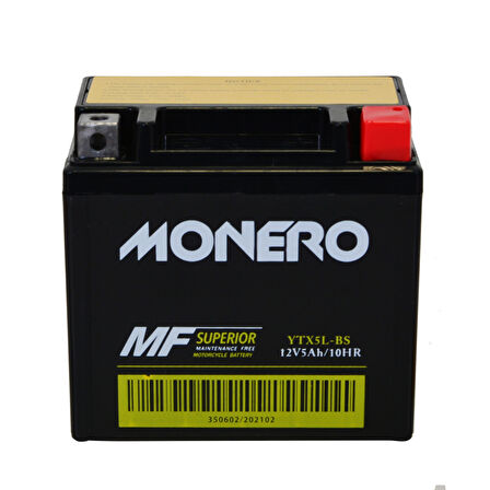 YTX5L-BS [Dio-SFC-Spontini][113*68*105] Monero Akü