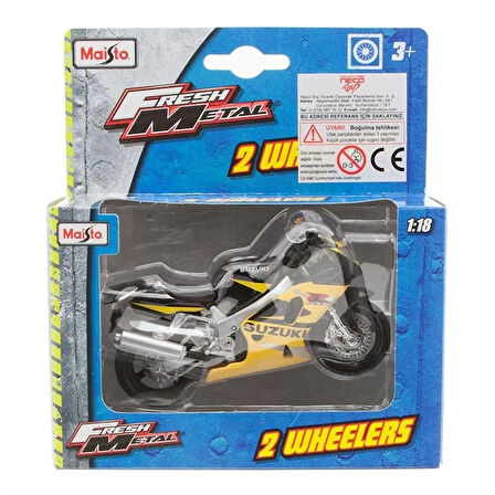 Maisto 1:18 Suzuki GSX-R600 Model Motorsiklet