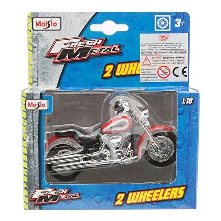 Maisto 1:18 Yamaha Road Star Model Motorsiklet