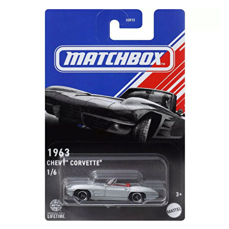 Matchbox Temalı Arabalar 1963 Chevy Corvette HVR95