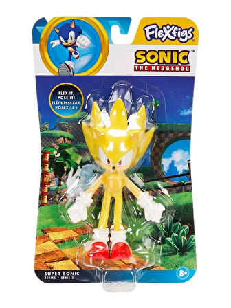 Sonic Aksiyon Figürü FLE03000 Flexfigs - Super Sonic