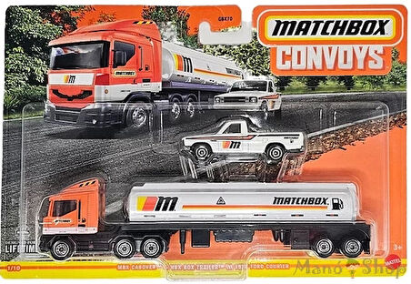 Matchbox Convoys - MBX Cabover & MBX Box Trailer /// 1977 Ford Courier-HLM80