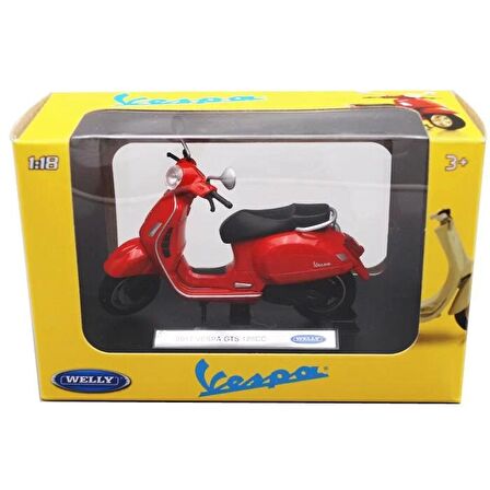 Welly 2017 vespa gts 125cc 1:18