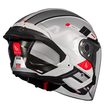 MT Cosmo SV OF515SV Silence A2 Parlak Yazlık Motosiklet Kaskı