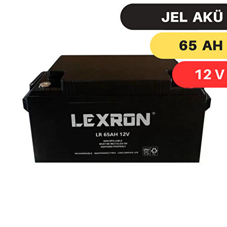 LEXRON 65A 12V JEL AKÜ