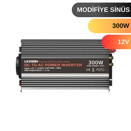 LEXRON 300 W WATT 12V MODİFİYE SİNÜS İNVERTER