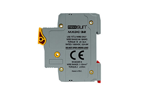 MEXXSUN DC Sigorta + Sigorta Yuvası (32A 1000V) - 12 adet