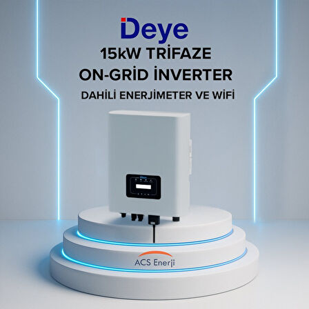 DEYE 15KW ON-GRİD TRİFAZE İNVERTER