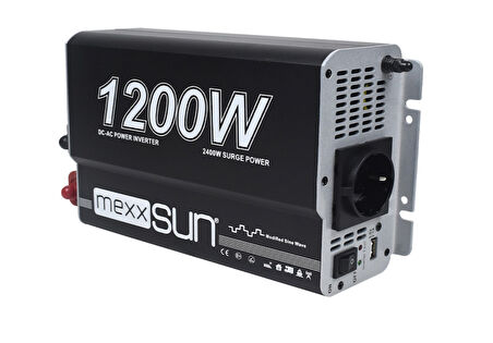 MEXXSUN Modifiye sinüs 12V 1200W İnverter İnvertör