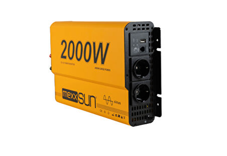 MEXXSUN Tam sinüs 12V 2000W İnverter