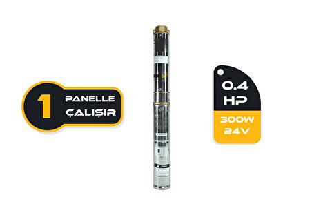 MEXXSUN DC Pompa 0.4 Hp / 300W / 24V (3RDC3-35-24-300)